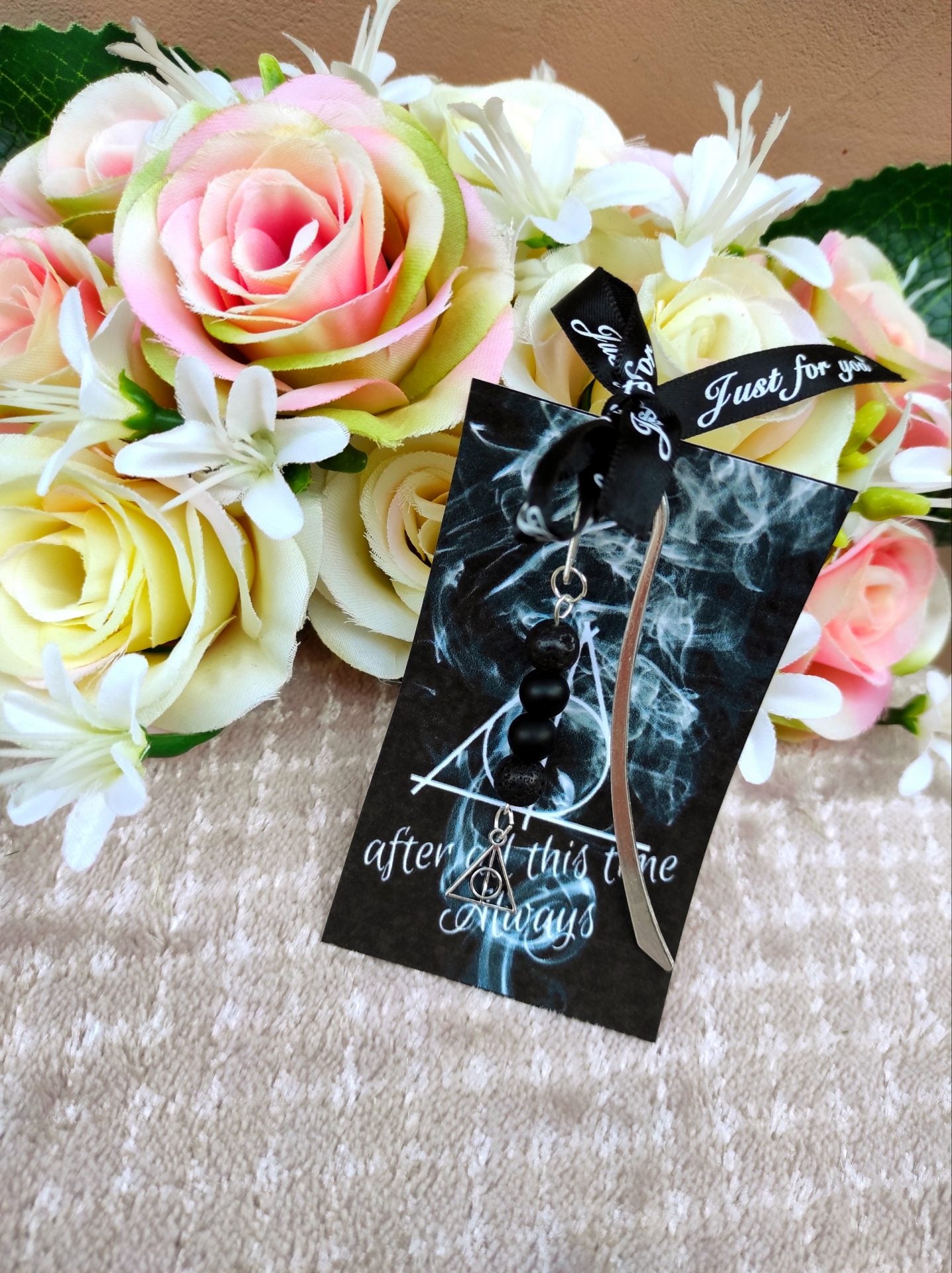 Harry Potter könyvjelző - fekete